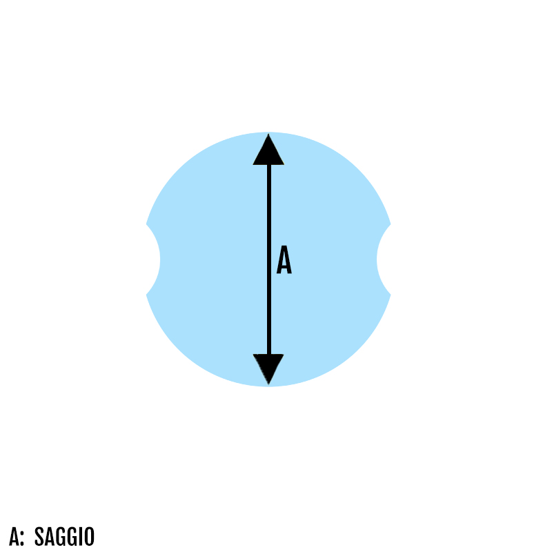 Attacco per chiusura a sfera del piercing