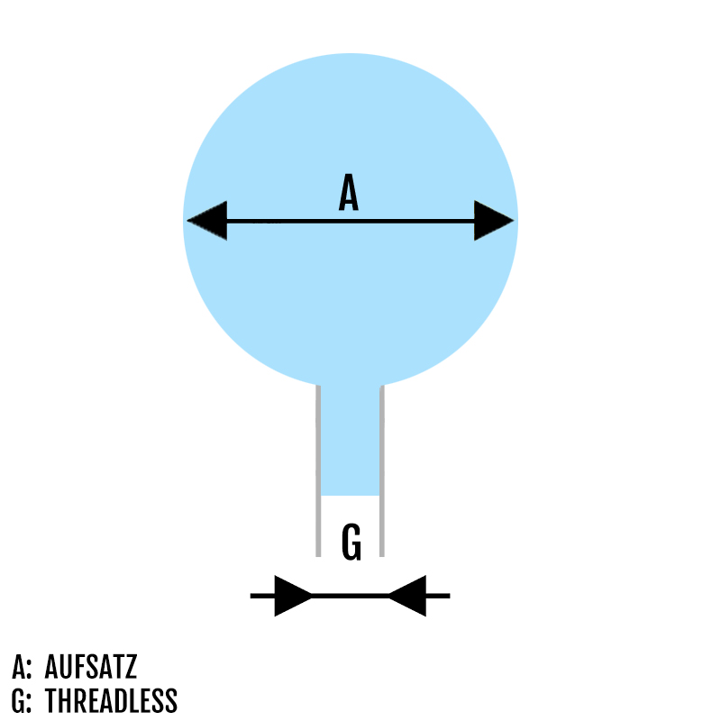 Piercing Aufsatz Threadless