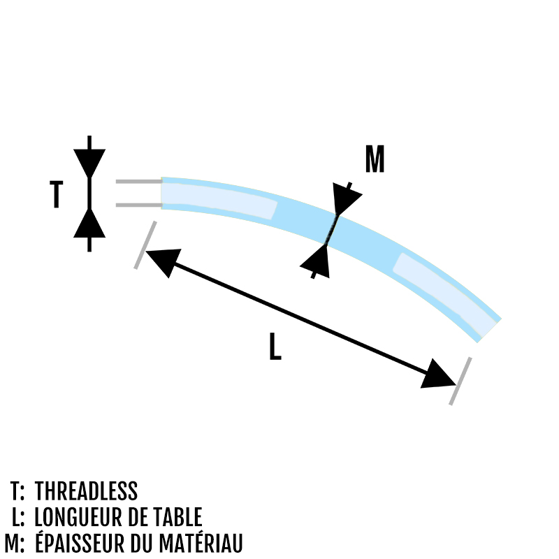 Piercing tige banane Threadless