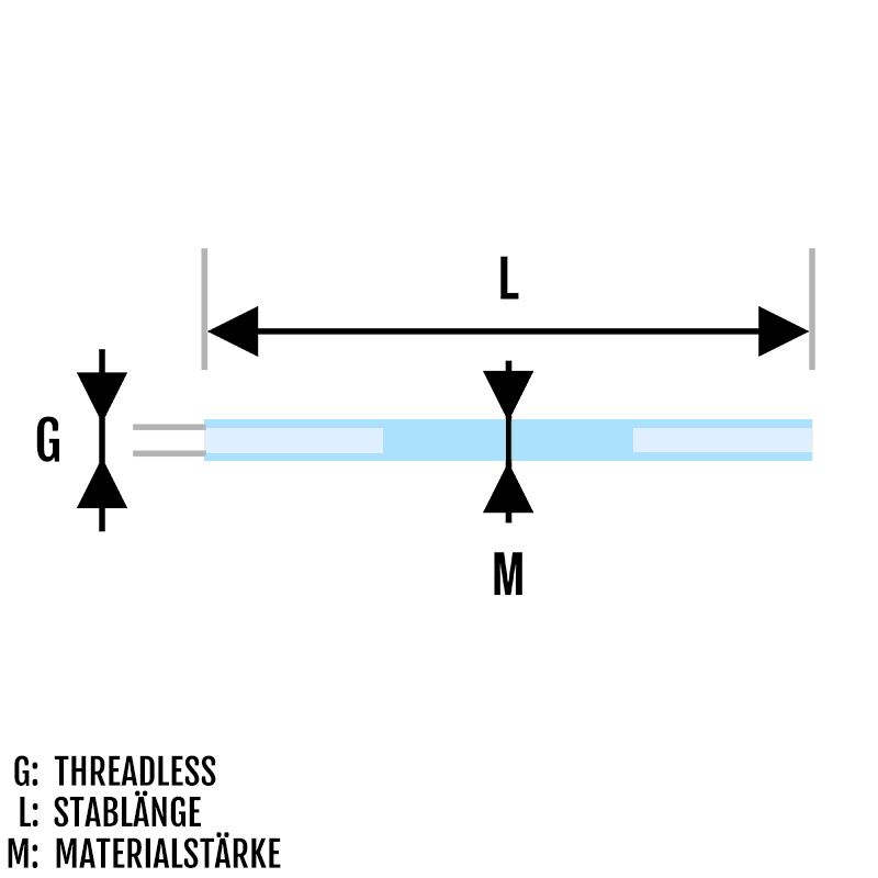 Piercing Barbell Stab Threadless