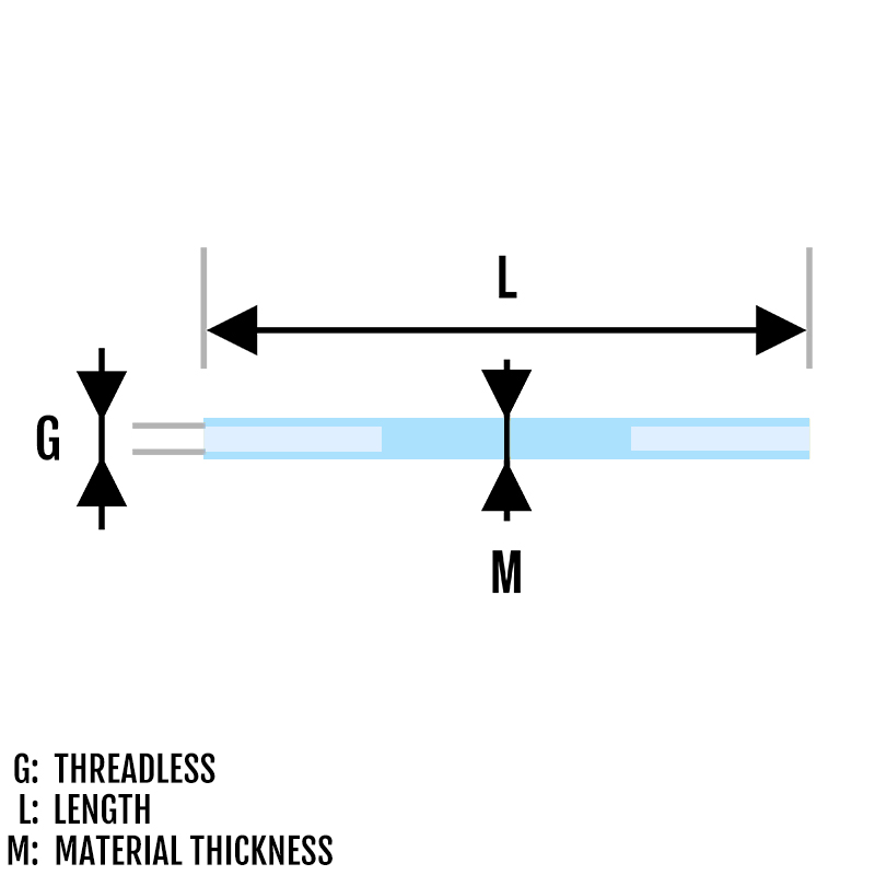 Piercing Barbell Rod Threadless