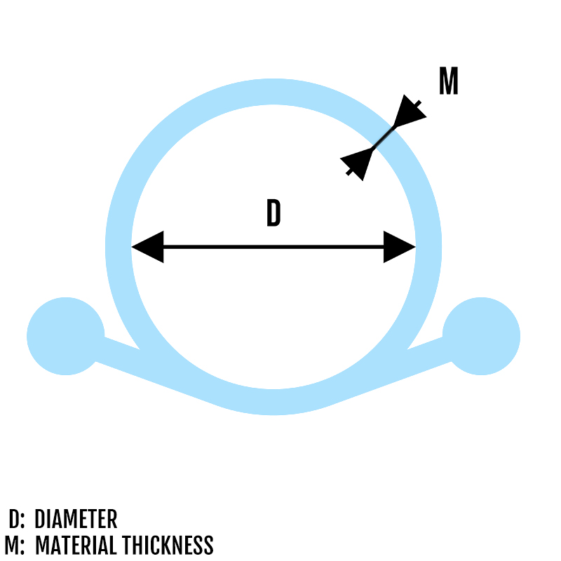 Piercing spiral with attachment