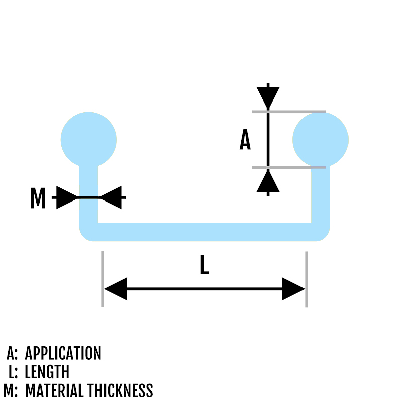 Piercing Surface Barbell