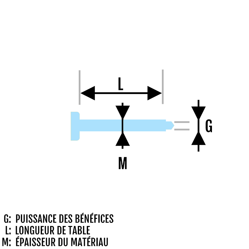 Piercing Labret Tige mâle