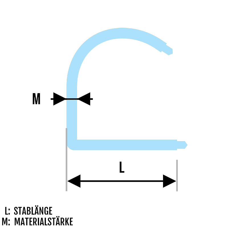 Piercing Lip Hoop Stab Aussengewinde