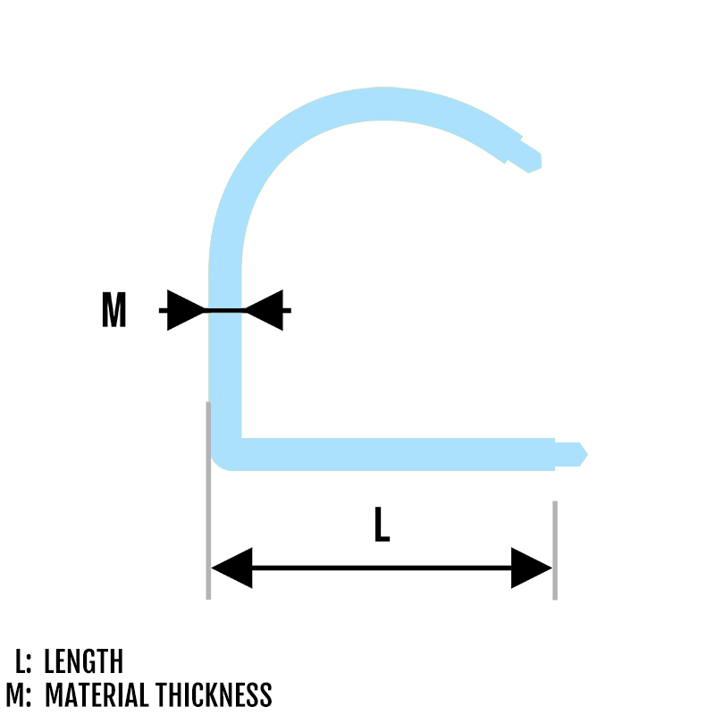 Piercing Lil Hoop bar external thread