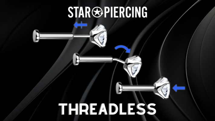 Utiliser des piercings Threadless - 