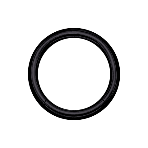 Micro segment ring black with titanium layer