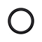 Micro segment ring black with titanium layer