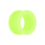 Flesh tunnel neon light green