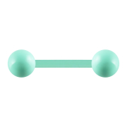 Barbell Supernova pastel green with ball