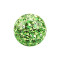 Sfera di cristallo verde chiaro Strato protettivo epossidico