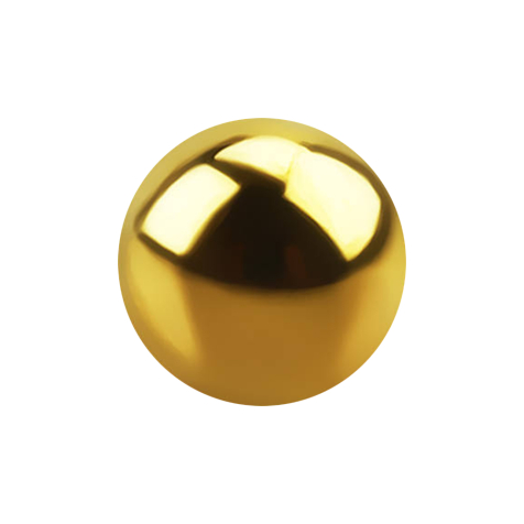 Micro ball gold-plated