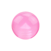 Micro boule rose transparente