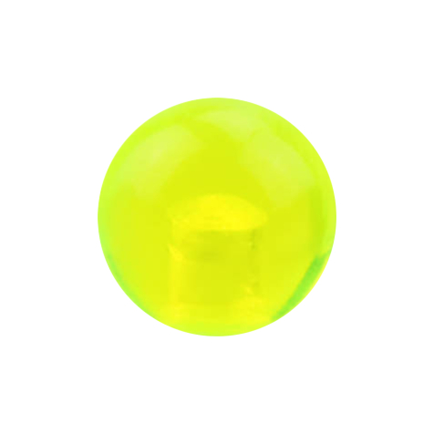 Micro boule verte transparente