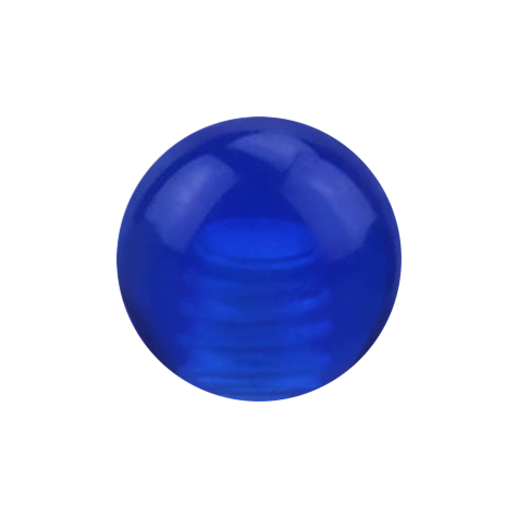 Ball dark blue transparent