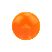 Micro Kugel orange transparent