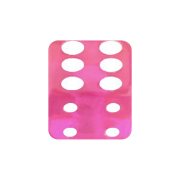 Micro cubo rosa trasparente