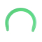 Micro Circular Barbell-Stab grün