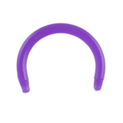 Micro Circular Barbell-Stab violett