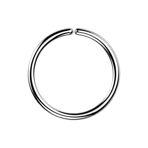 Micro piercing ring silver