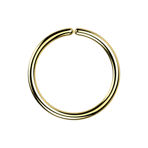 Micro piercing anneau doré