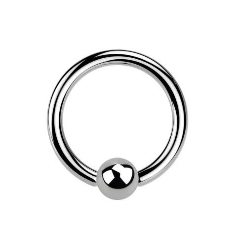 Micro Ball Closure Ring silver