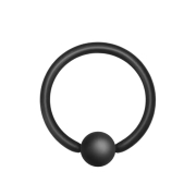 Micro Ball Closure Ring schwarz matt