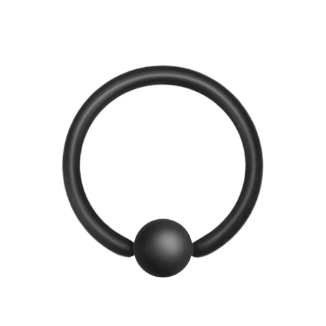 Ball Closure Ring schwarz matt