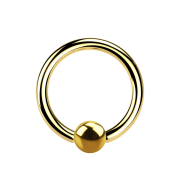 Micro Ball Closure Ring vergoldet
