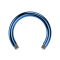 Micro Circular Barbell-Stab dunkelblau