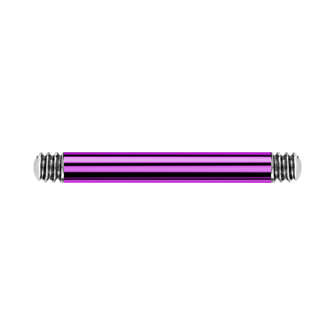 Barbell bar purple