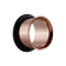 Flared Tunnel rosegold mit O-Ring