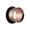 Flared tunnel rose gold with O-ring