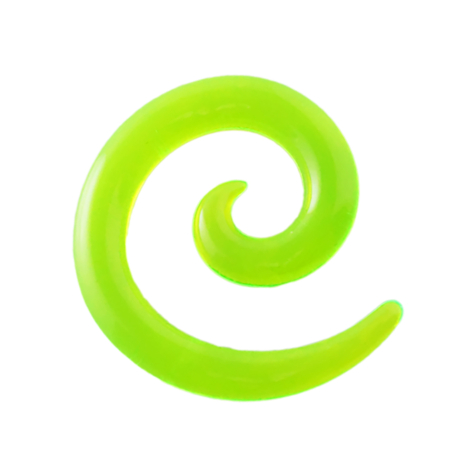 Expansion spiral green Transparent