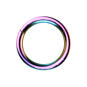 Segmentring farbig mit Titanium Schicht