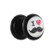 Faux plug noir avec i love moustache