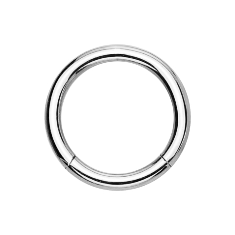 Segment ring hinged silver