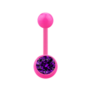 Banana pink with ball and ball crystal violet
