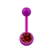 Banana purple with ball and ball crystal red
