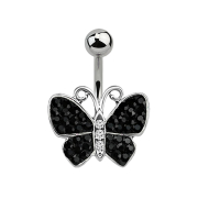 Banane argent Papillon noir