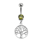 Banana silver with pendant tree olive