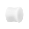 Flared plug retainer white