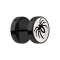 Fake Plug noir avec araignée