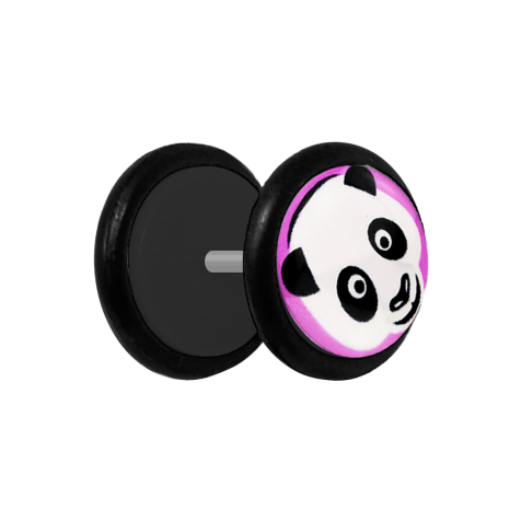 Fake plug with panda