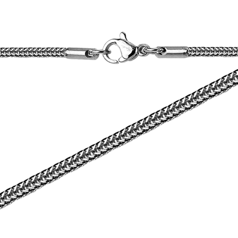 Chain square snake silver