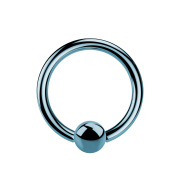 Micro Ball Closure Ring hellblau