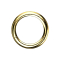 Anneau segmenté doré avec couche de titane
