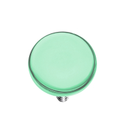 Dermal Anchor lens green with titanium coating