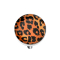 Disco dellancora dermica con motivo leopardato arancione